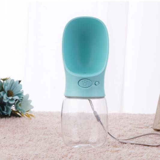 Portable Pet Water Bottle Travel & Outdoors Color : Turquoise |White Portable Pet Water Bottle Travel & Outdoors Color : Turquoise |White