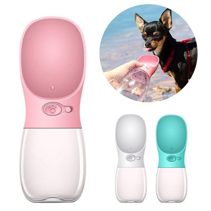 Portable Pet Water Bottle Travel & Outdoors Color : Turquoise |White Portable Pet Water Bottle Travel & Outdoors Color : Turquoise |White
