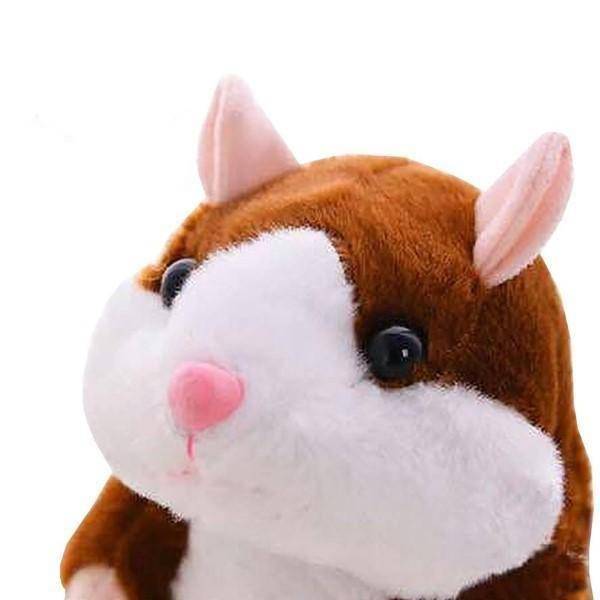 Talking Hamster Plush Toy Toys Color : Grey|Dark Brown Talking Hamster Plush Toy Toys Color : Grey|Dark Brown