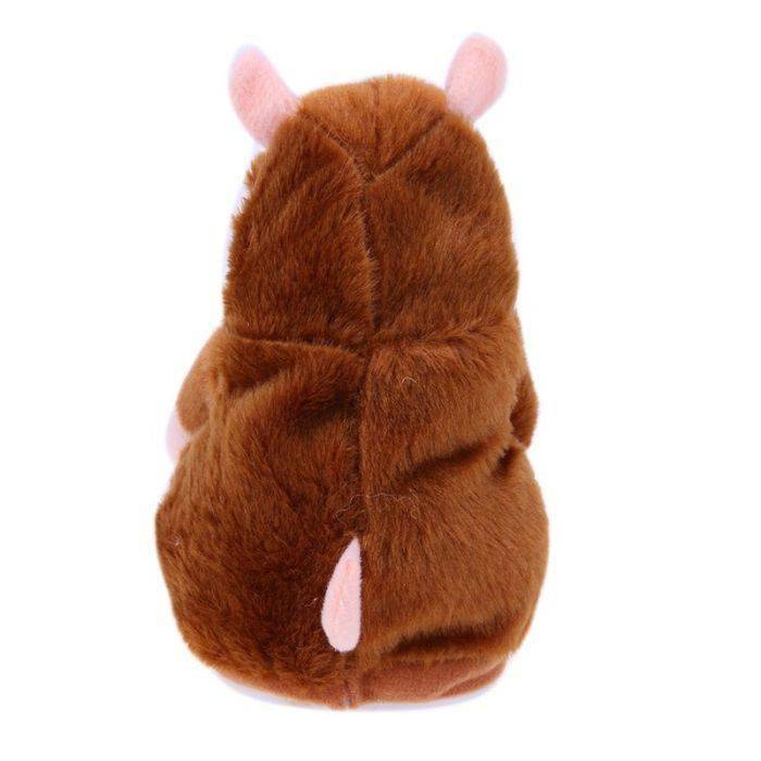 Talking Hamster Plush Toy Toys Color : Grey|Dark Brown Talking Hamster Plush Toy Toys Color : Grey|Dark Brown