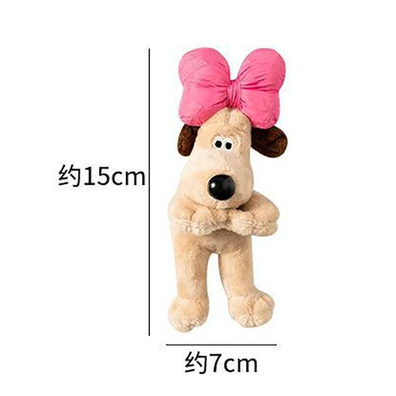 Decoração de carro bonecas piloto pawdog luzes de direção limpador wye escudo ornamento bonito bowknot cão limpador de carro boneca acessórios interiores