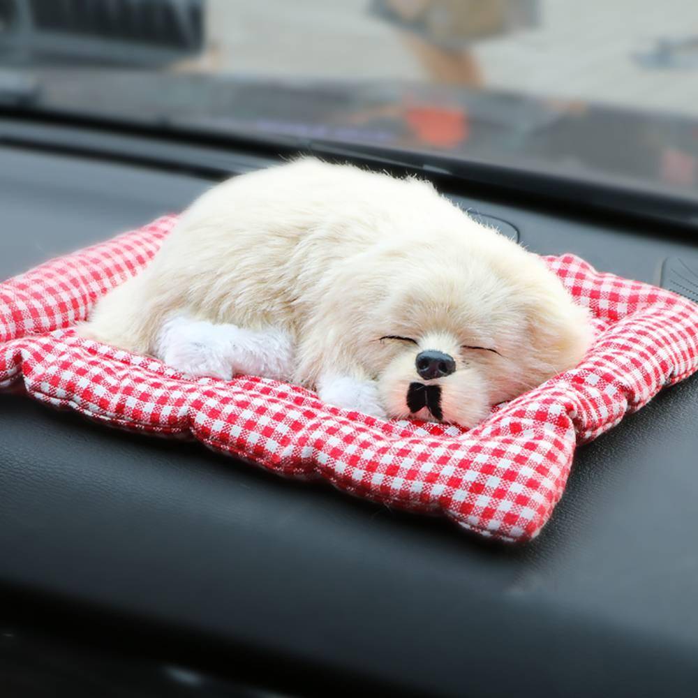 ABS Plush Dogs Car Ornament Decoration Simulation Sleeping Dog Toy Automotive Dashboard Decor Ornament Cute Auto Car Accessories Car Accessories Color Name : Yellow White|Black White|Soil White|Yellow|White|Gray ABS Plush Dogs Car Ornament Decoration Simulation Sleeping Dog Toy Automotive Dashboard Decor Ornament Cute Auto Car Accessories Color Name : Yellow White|Black White|Soil White|Yellow|White|Gray