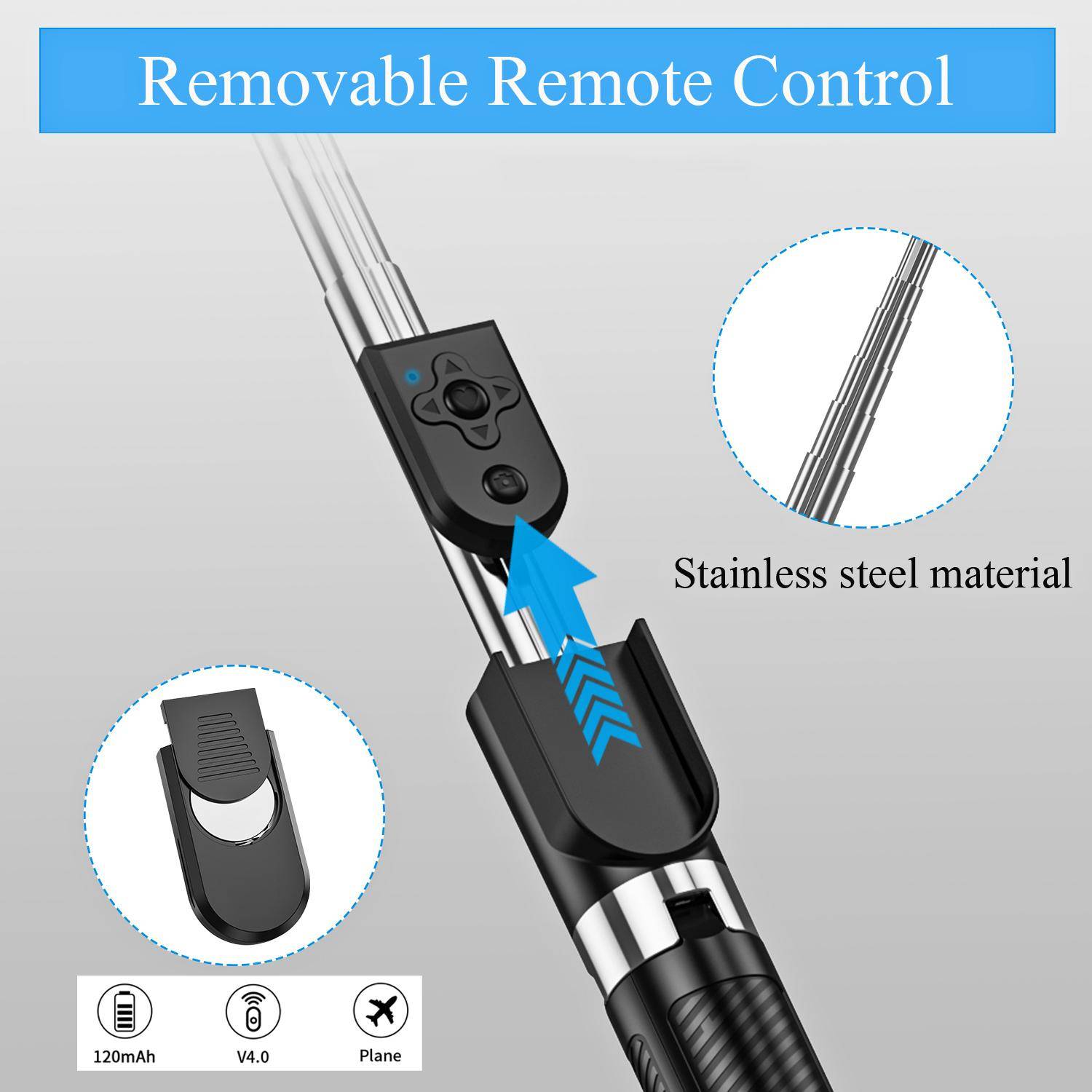 1.67M Long Extended Bluetooth Wireless Selfie Stick Live Broacast Stand Holder Tripod Foldable With Fill Light For Smartphones Travel & Outdoors Ships From : China 1.67M Long Extended Bluetooth Wireless Selfie Stick Live Broacast Stand Holder Tripod Foldable With Fill Light For Smartphones