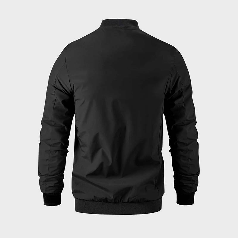 Männer Brief Stickerei Bomber Jacke Color : Black|GRAY|green Männer Brief Stickerei Bomber Jacke Color : Black|GRAY|green