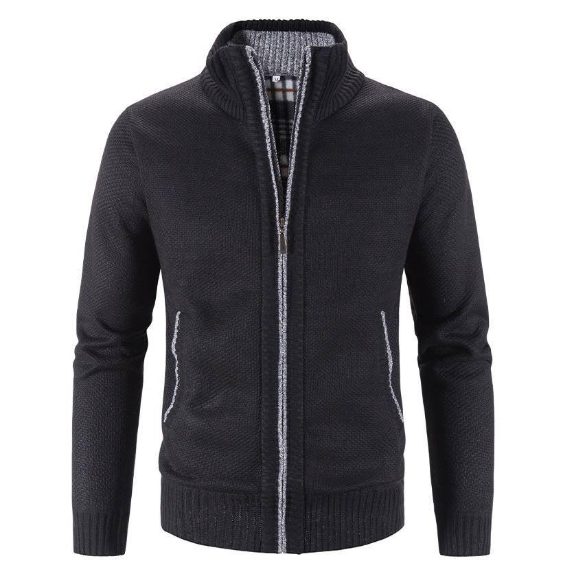 Nova primavera outono camisola de malha masculina moda fino ajuste cardigan masculino camisolas causais casacos sólido único breasted cardigan masculino