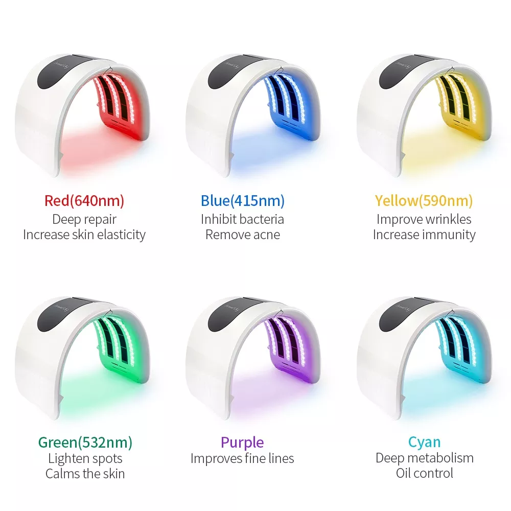 2 in 1 faltbare 7 Farben LED Photon 30-60 ℃ Heizung Threapy Gesicht & Körper Maske Maschine Salon Heimgebrauch Haut verjüngung Akne Hautpflege 2 in 1 faltbare 7 Farben LED Photon 30-60 ℃ Heizung Threapy Gesicht & Körper Maske Maschine Salon Heimgebrauch Haut verjüngung Akne Hautpflege