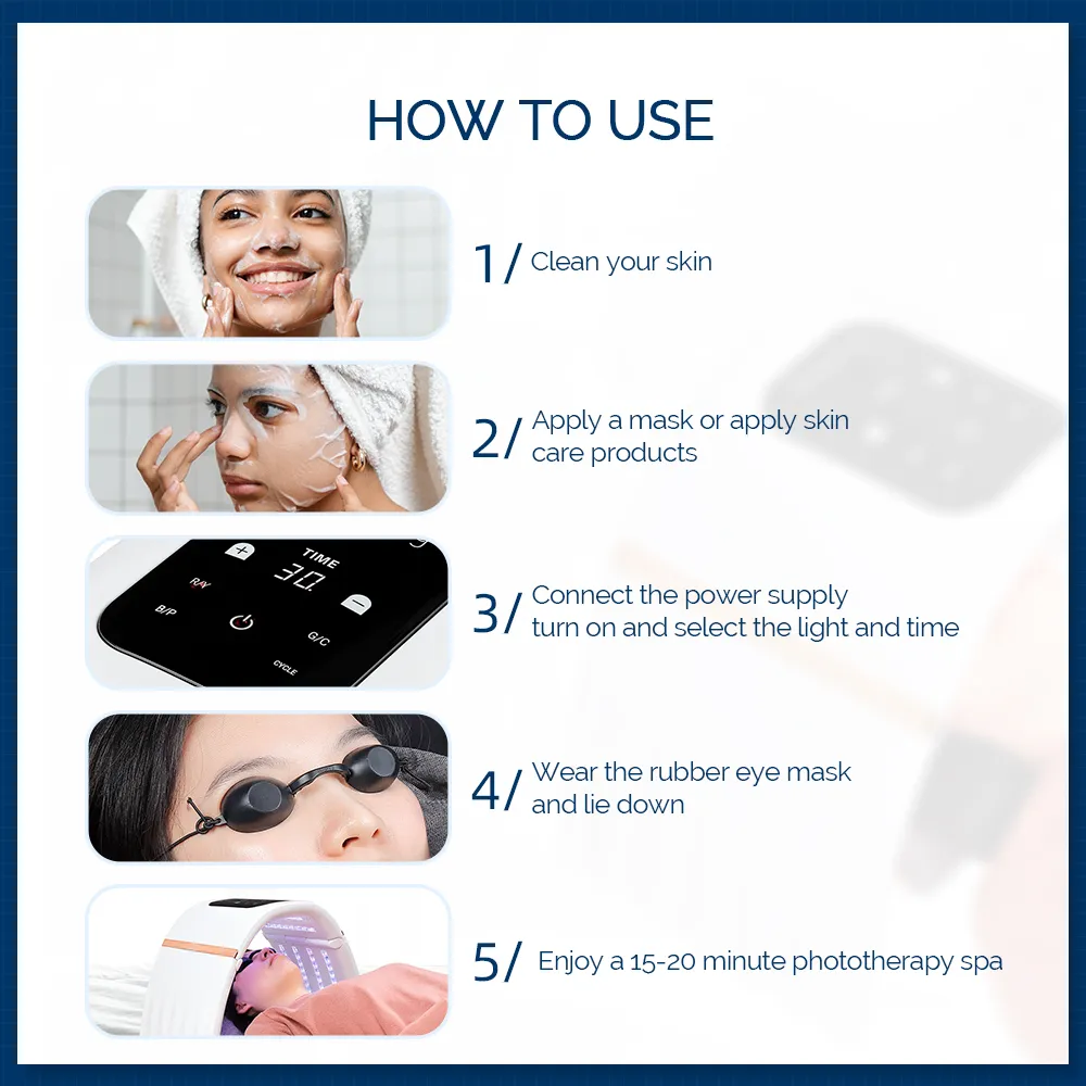 2 in 1 faltbare 7 Farben LED Photon 30-60 ℃ Heizung Threapy Gesicht & Körper Maske Maschine Salon Heimgebrauch Haut verjüngung Akne Hautpflege 2 in 1 faltbare 7 Farben LED Photon 30-60 ℃ Heizung Threapy Gesicht & Körper Maske Maschine Salon Heimgebrauch Haut verjüngung Akne Hautpflege
