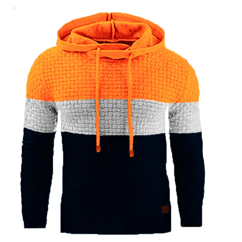 Autumn and Winter Men's Slim Hooded Sweatshirts Male Fashion Sweater Hoodie