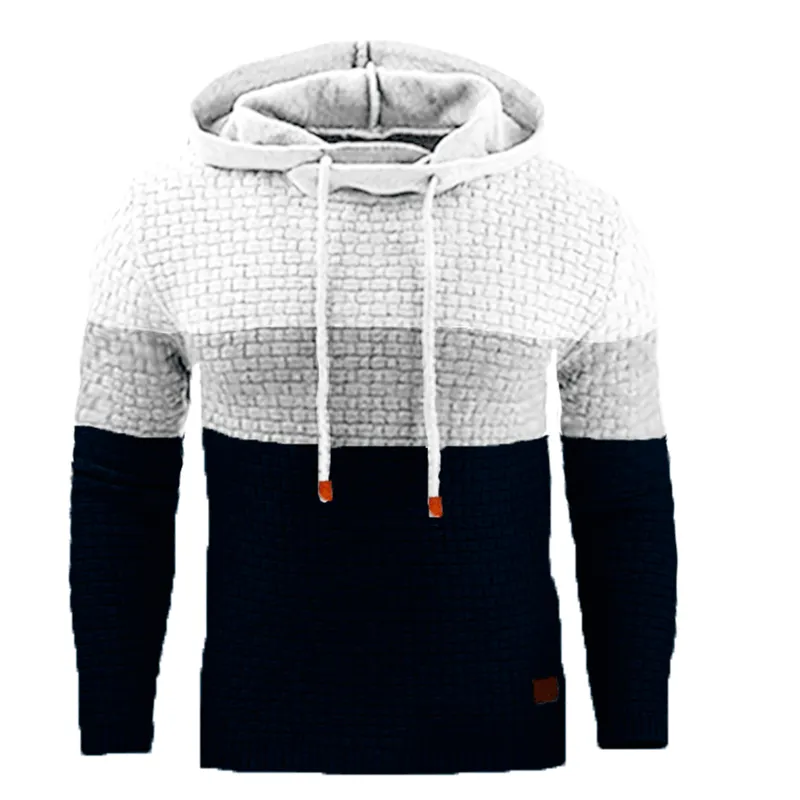 Autumn and Winter Men's Slim Hooded Sweatshirts Male Fashion Sweater Hoodie