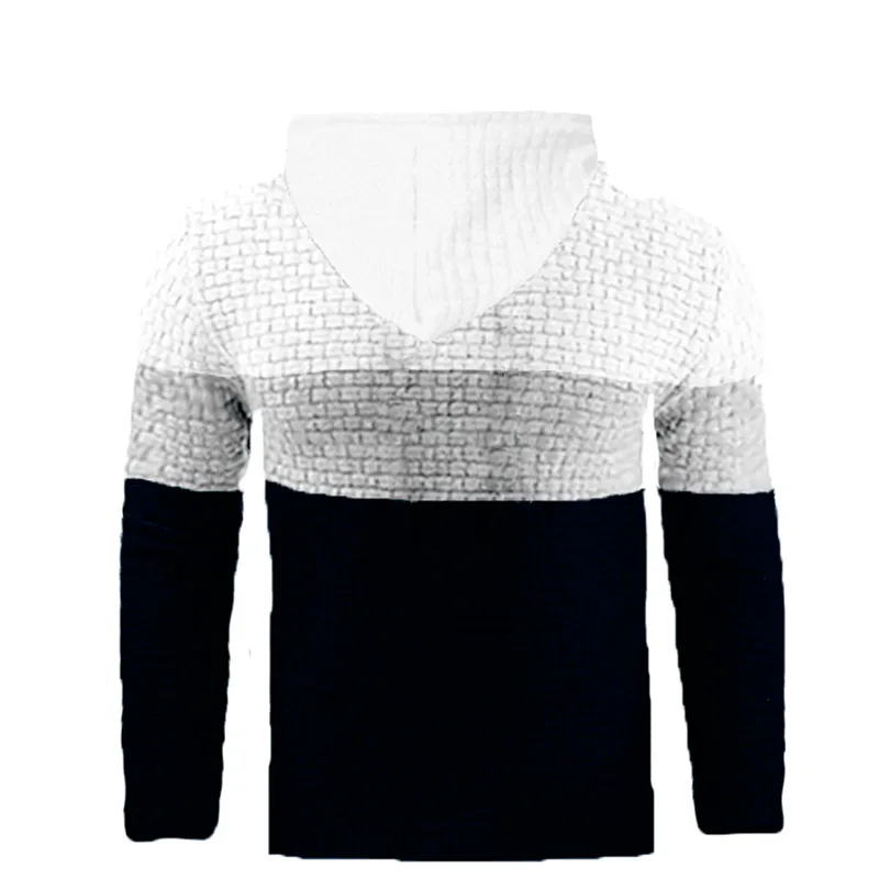 Autumn and Winter Men's Slim Hooded Sweatshirts Male Fashion Sweater Hoodie