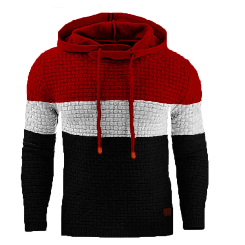 Autumn and Winter Men's Slim Hooded Sweatshirts Male Fashion Sweater Hoodie