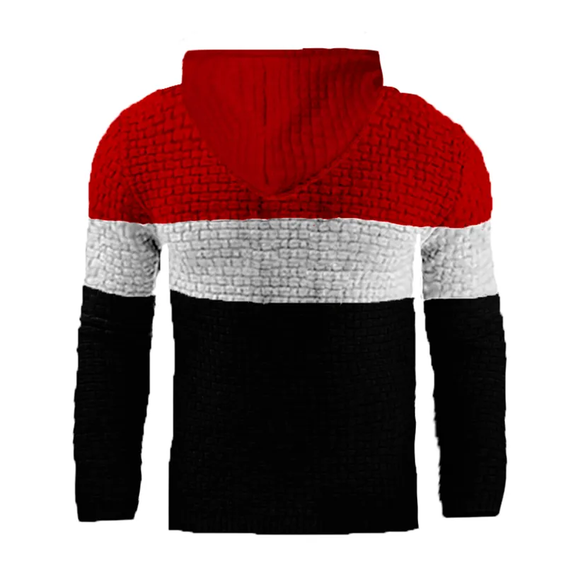 Autumn and Winter Men's Slim Hooded Sweatshirts Male Fashion Sweater Hoodie