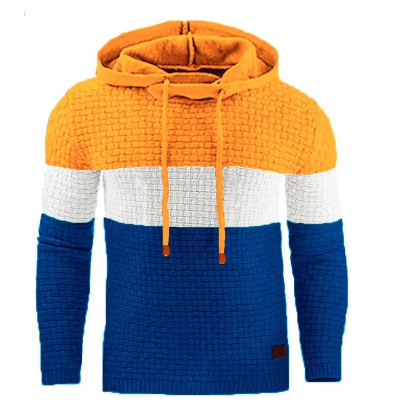 Autumn and Winter Men's Slim Hooded Sweatshirts Male Fashion Sweater Hoodie