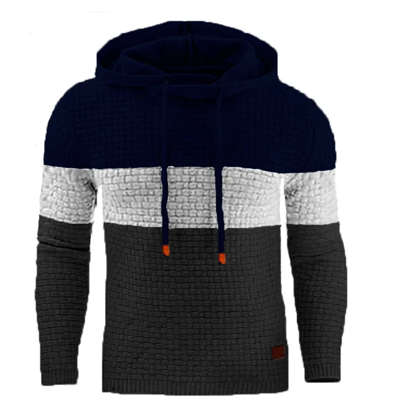 Autumn and Winter Men's Slim Hooded Sweatshirts Male Fashion Sweater Hoodie