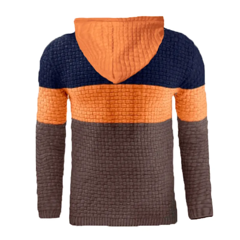 Autumn and Winter Men's Slim Hooded Sweatshirts Male Fashion Sweater Hoodie